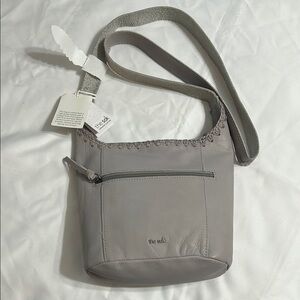 NWT. The Sak Gray Crossbody Bag Modern Design